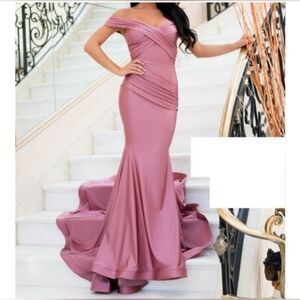 Jessica Angel Collections dress Maroon colored